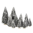 Luville Collectables Evergreen tree assorted 12 pieces - l29xw9xh30cm - maximondo