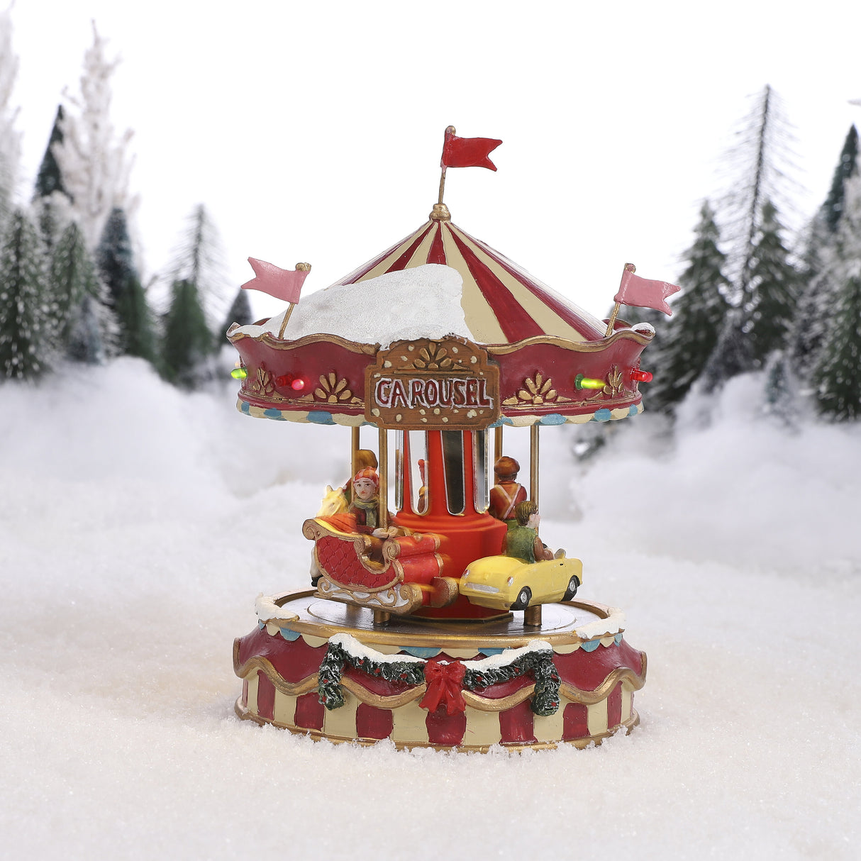 Luville Collectables Little carousel battery operated - l13xw13xh17,5cm - maximondo