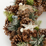 House of Seasons Krans bruin - h10xd50cm - maximondo