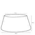 House of Seasons Treeskirt bruin - h28xd65cm - maximondo