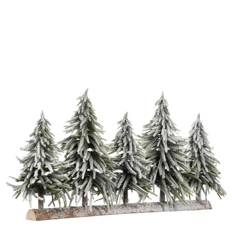 House of Seasons Kerstboom groen frosted TIPS 452 - h40xd22cm - maximondo