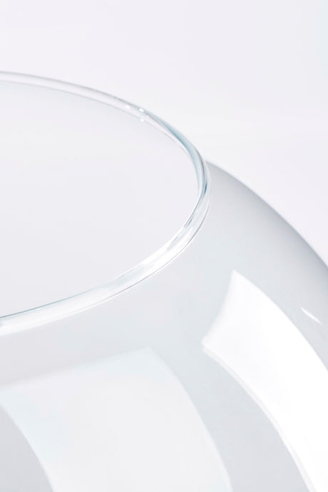 Mica Decorations Babet vaas bal glas - h28xd34cm