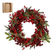 House of Seasons Barney krans groen - h12xd50cm - maximondo