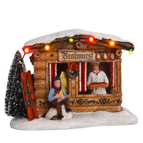 Luville Collectables Christmas market battery operated - l13,5xw10,5xh9,5cm - maximondo