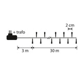 Luca Lighting Smart Lighting snake light d.groen multicolour 1500led IP44 en timer adapter included - l3000cm