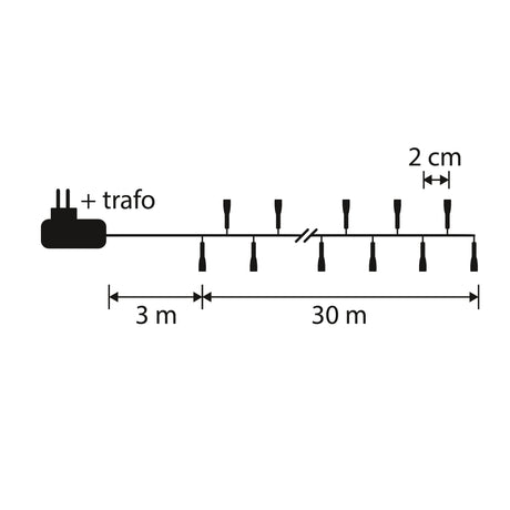 Luca Lighting Smart Lighting snake light d.groen multicolour 1500led IP44 en timer adapter included - l3000cm