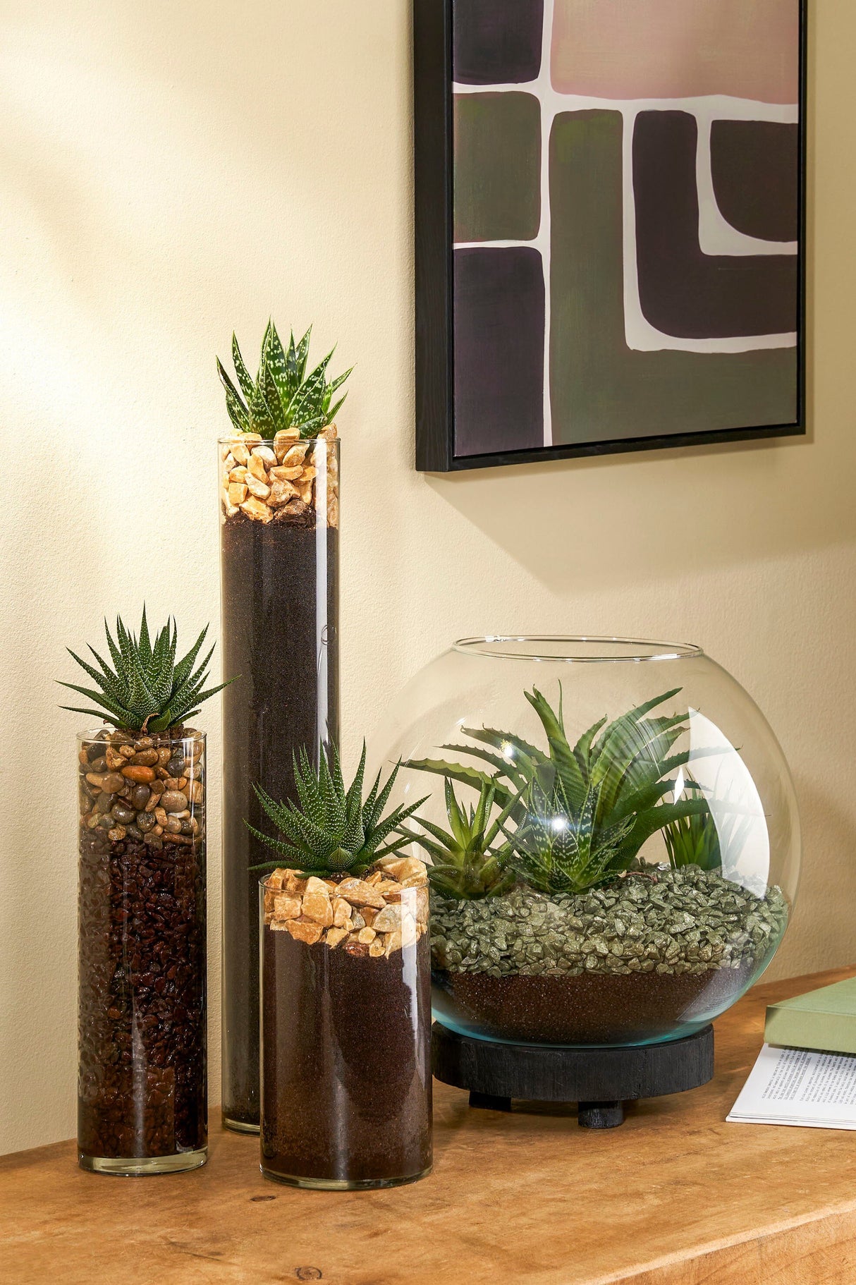 Mica Decorations Babet vaas bal glas - h28xd34cm