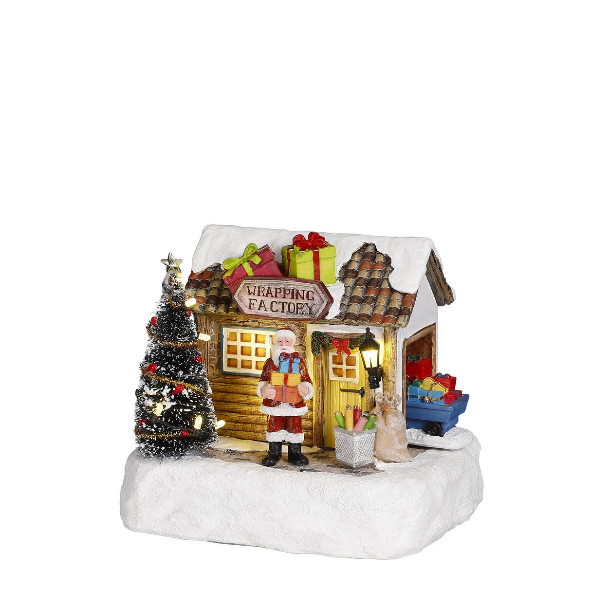 Luville Collectables Wrapping factory battery operated - l16,5xb13xh14cm - maximondo