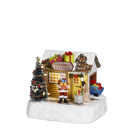 Luville Collectables Wrapping factory battery operated - l16,5xb13xh14cm - maximondo