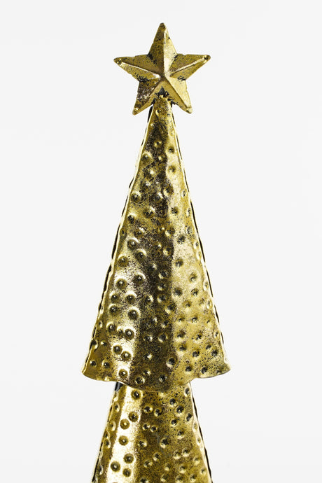 House of Seasons Kerstboom goud - l19xb10xh89,5cm - maximondo