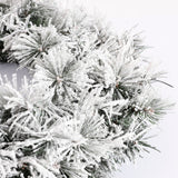 Black Box Trees Dinsmore krans groen frosted TIPS 108 - d60cm - maximondo