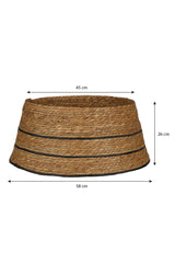 House of Seasons Kerstboomrok bruin - H26 x Ø58 cm - maximondo