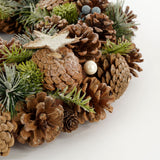 House of Seasons Krans bruin - h10xd50cm - maximondo