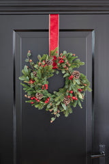 House of Seasons Austin krans groen - h11xd50cm - maximondo