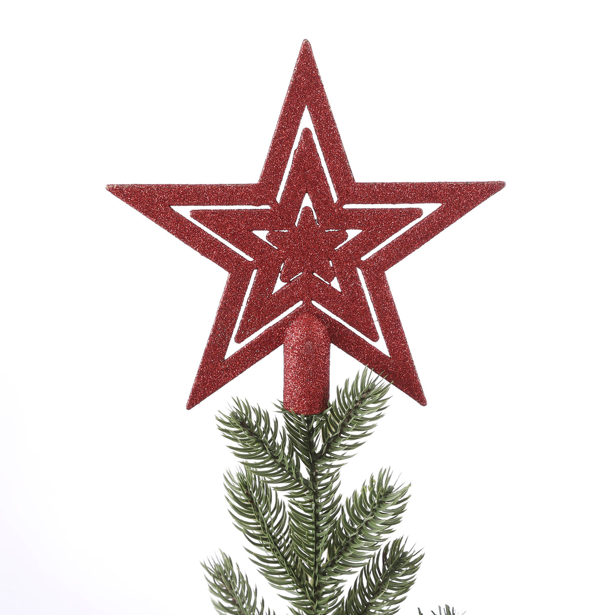 House of Seasons Boom decoratie onbreekbaar rood 40 stuks - maximondo