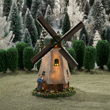 Luville Collectables Zaanse molen battery operated - l20xb14xh28cm - maximondo