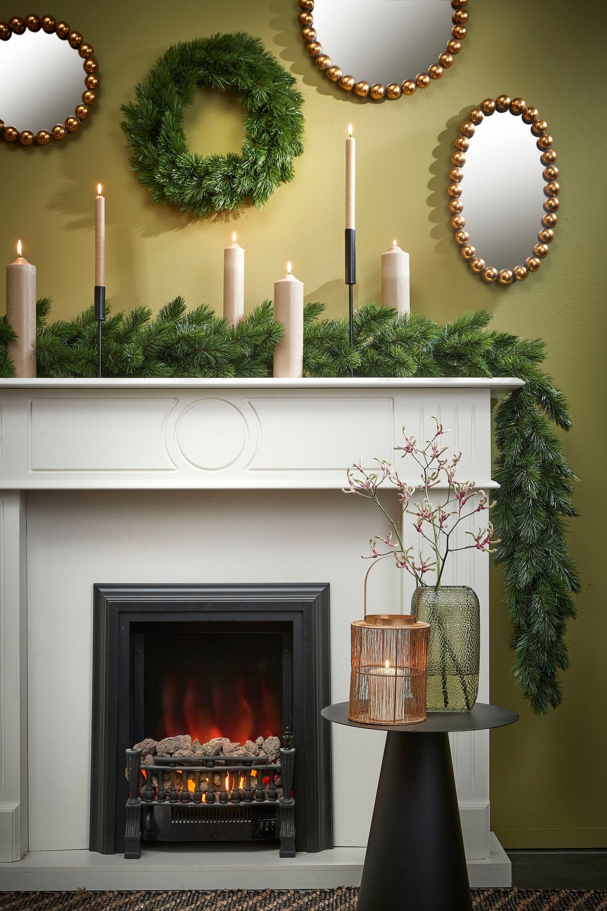 Triumph Tree Camden Kerstkrans - Ø60 cm - Groen - maximondo