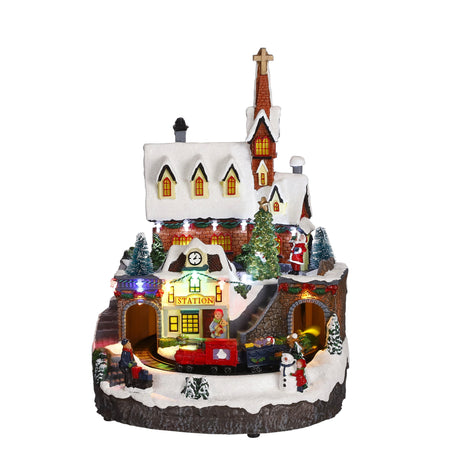 Luville Collectables Station battery operated - l23,5xw24xh32,5cm - maximondo