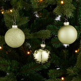 House of Seasons Bal glas l.groen 42 stuks - d7cm - maximondo