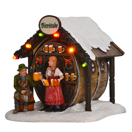 Luville Collectables Christmas market battery operated - l11xw11,5h11,5cm - maximondo