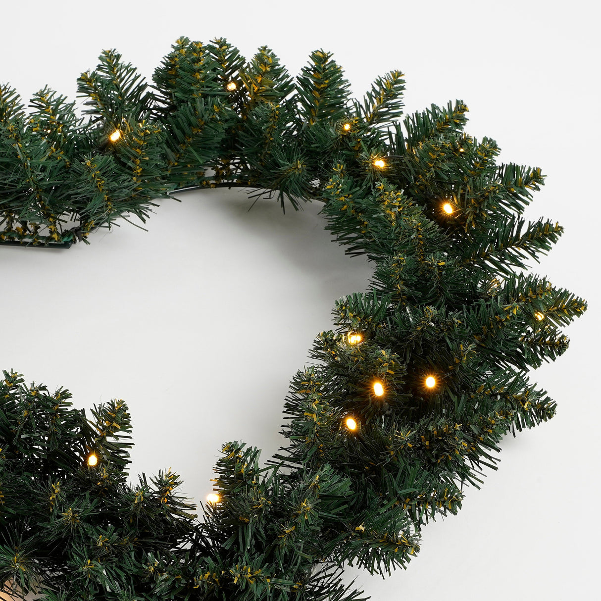 Black Box Trees Kerstkrans Hart met LED Verlichting - Ø60 cm - maximondo