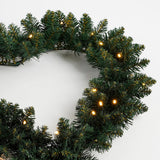 Black Box Trees Kerstkrans Hart met LED Verlichting - Ø60 cm - maximondo