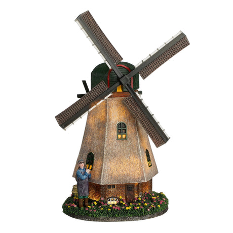 Luville Collectables Zaanse molen battery operated - l20xb14xh28cm - maximondo