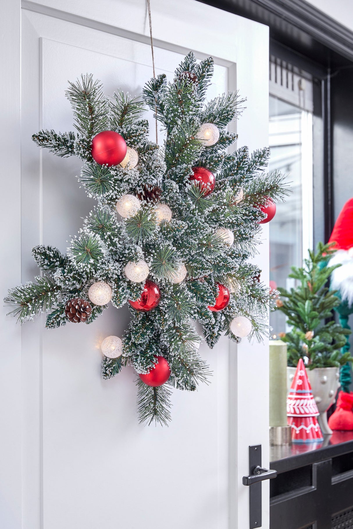 Black Box Trees Kaprun Kerstkrans Ster met LED - Ø60 cm - maximondo