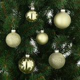 House of Seasons Bal glas l.groen 42 stuks - d7cm - maximondo
