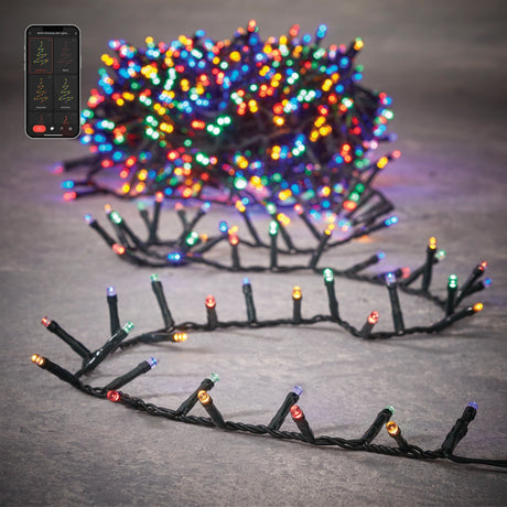 Luca Lighting Smart Lighting snake light d.groen multicolour 1000led IP44 en timer adapter included - l2000cm