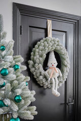 Black Box Trees Nigata krans groen frosted TIPS 126 - h12xd60cm - maximondo
