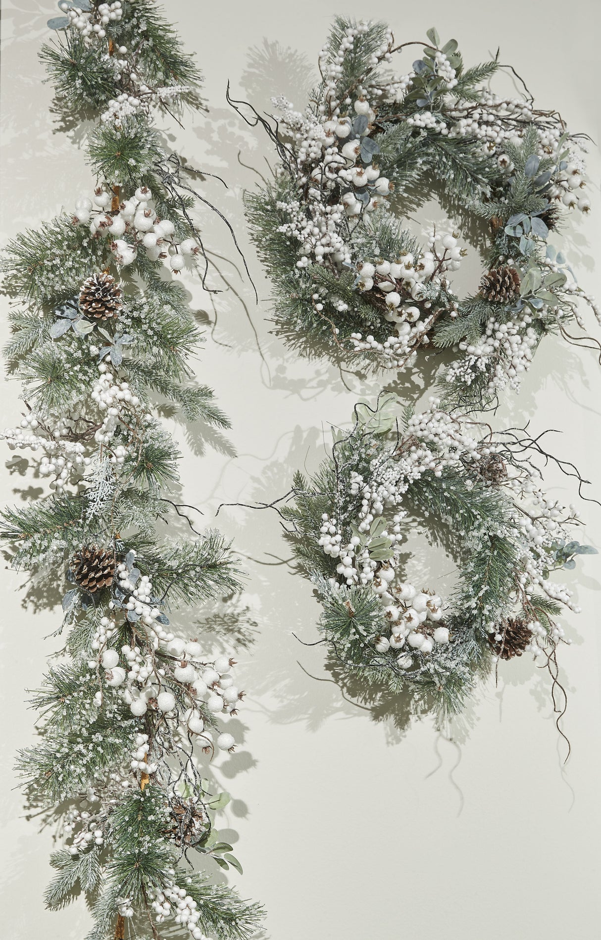 House of Seasons Hardy krans groen - h12xd50cm - maximondo