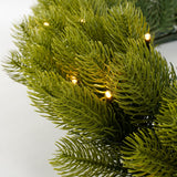 Black Box Trees Nigata krans led groen 30L TIPS 126 battery operated - d60cm