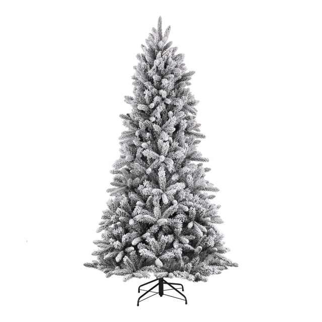Black Box Trees Snowdon kunskerstboom frosted  - H155xØ102cm - maximondo