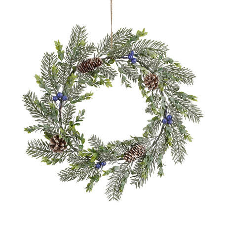 House of Seasons Krans groen TIPS 84 - h7xd42cm - maximondo