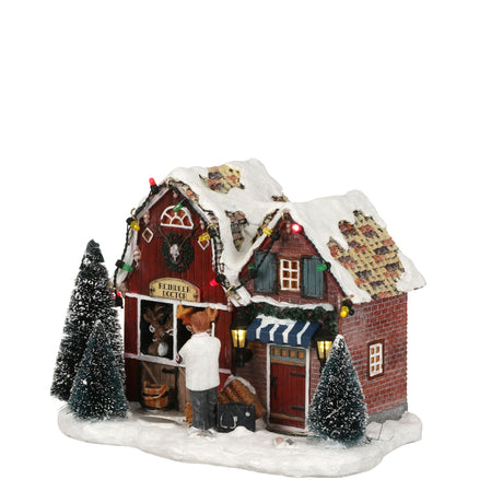 Luville Collectables Reindeer doctor battery operated - l18xb11,5xh13,5cm - maximondo