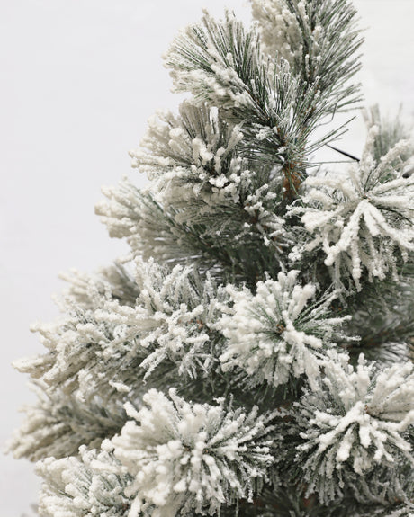 Black Box Trees Dinsmore kerstboom w-burlap groen frosted TIPS 56 - h60xd50cm