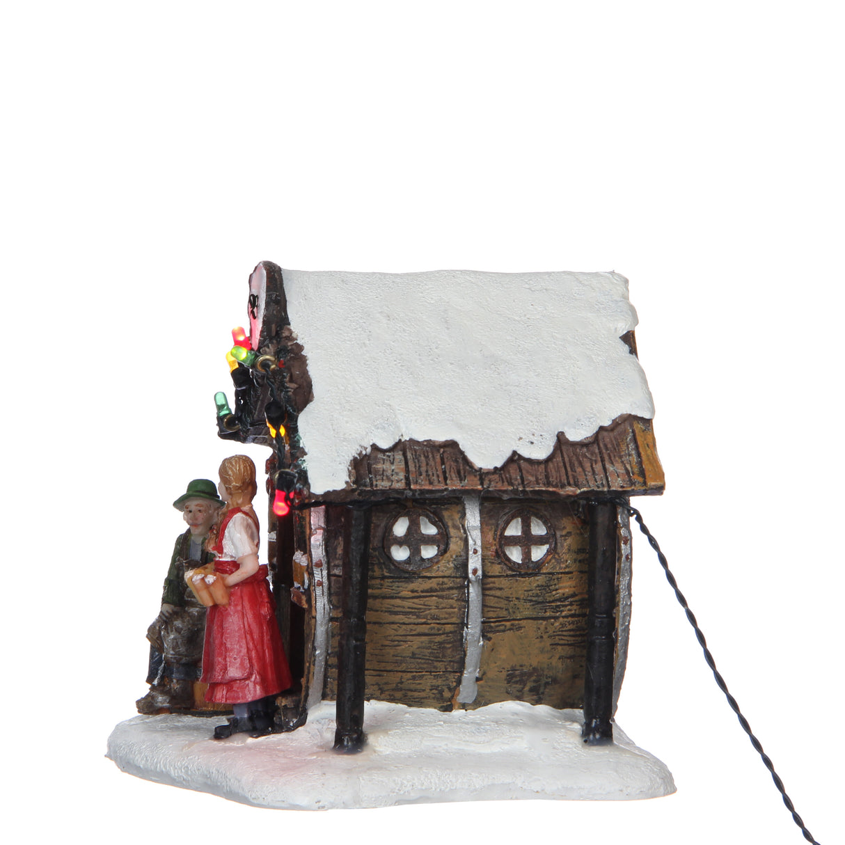 Luville Collectables Christmas market battery operated - l11xw11,5h11,5cm - maximondo