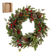 House of Seasons Austin krans groen - h11xd50cm - maximondo