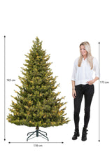 Black Box Trees Clive kunstkerstboom led - H185 x Ø130cm - maximondo