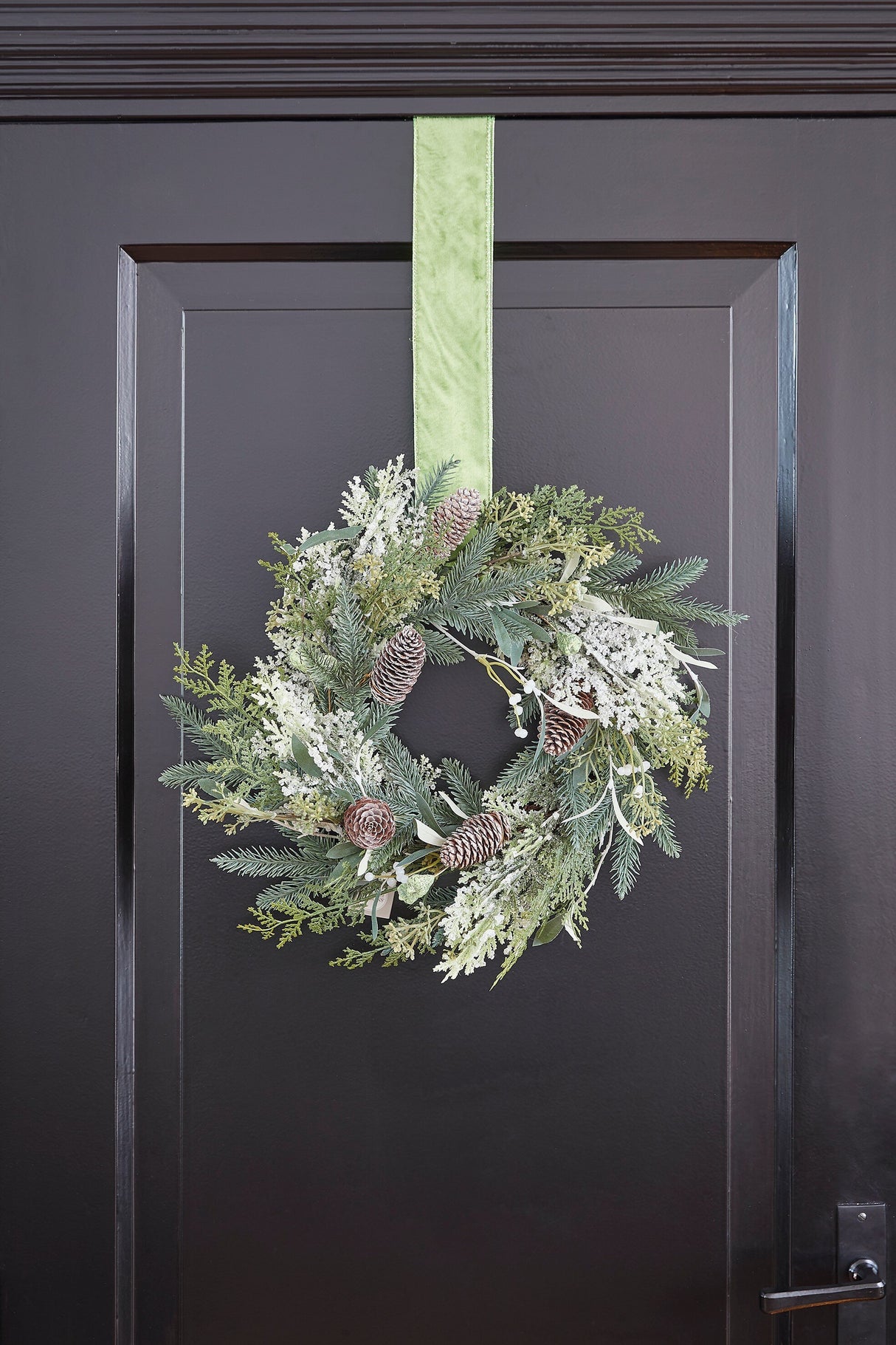 House of Seasons Alva krans groen - h10xd50cm - maximondo