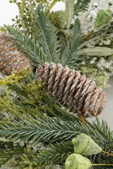 House of Seasons Alva krans groen - h10xd50cm - maximondo