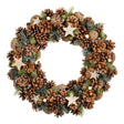 House of Seasons Krans bruin - h10xd50cm - maximondo