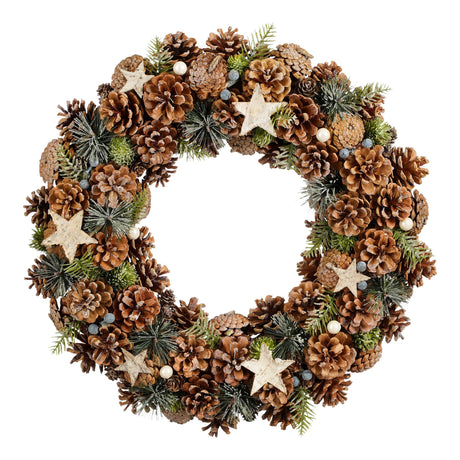 House of Seasons Krans bruin - h10xd50cm - maximondo