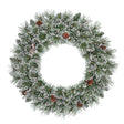 Black Box Trees Vandans krans groen frosted TIPS 100 - d60cm - maximondo