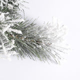 Black Box Trees Dinsmore krans groen frosted TIPS 108 - d60cm - maximondo