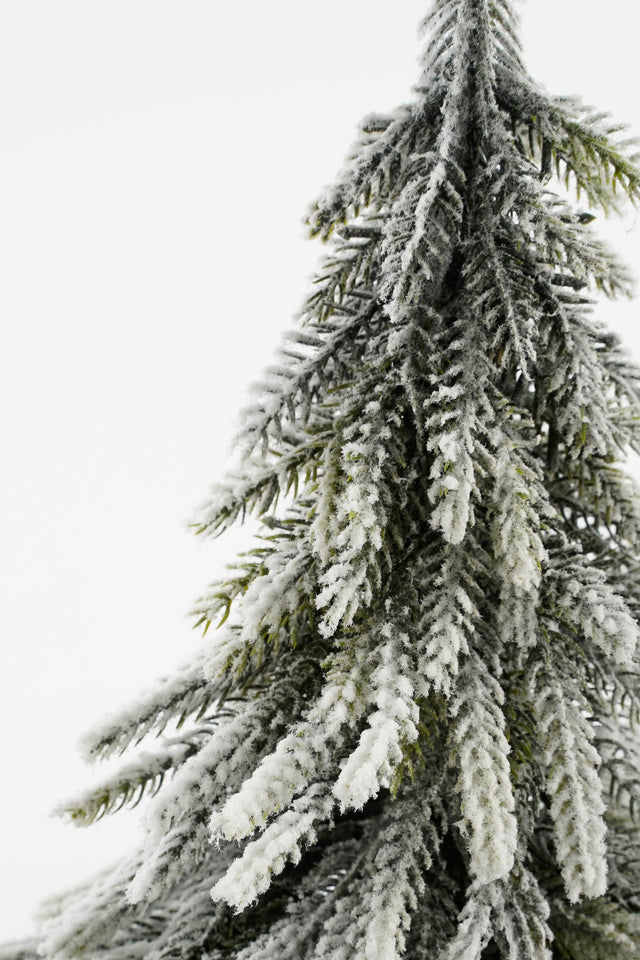 House of Seasons Kerstboom groen frosted TIPS 452 - h40xd22cm - maximondo