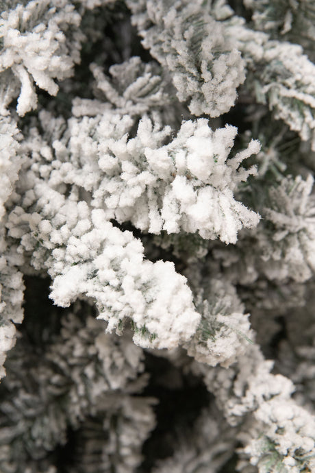 Black Box Trees Snowdon kunskerstboom frosted  - H155xØ102cm