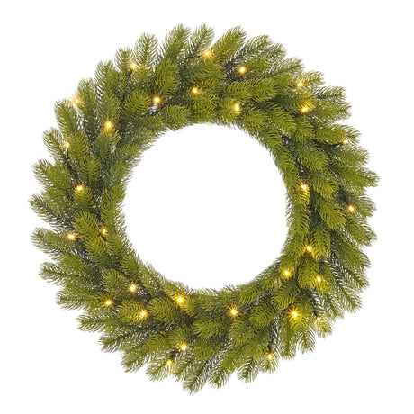 Black Box Trees Nigata krans led groen 30L TIPS 126 battery operated - d60cm