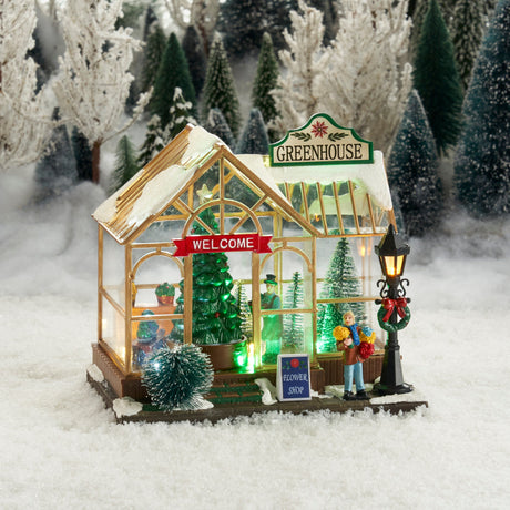 Luville Collectables Winter kasje led battery operated - l21xb14xh19,5cm - maximondo